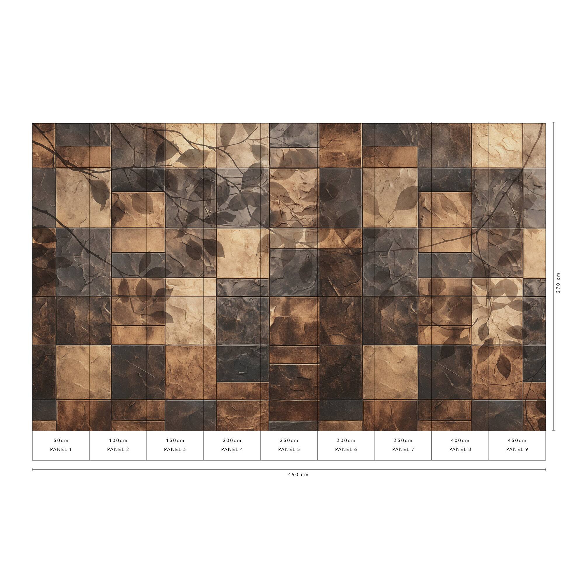 Designs Direct Canopy Mosaic Gold Wall Mural